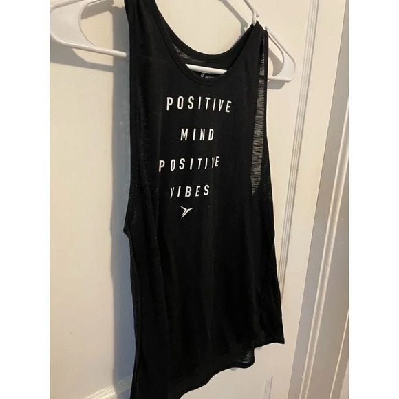 Old Navy Active Women's size Medium Positive Mind Positive Vibes Tanktop - Picture 2 of 8